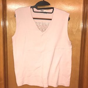 Pale pink tank top